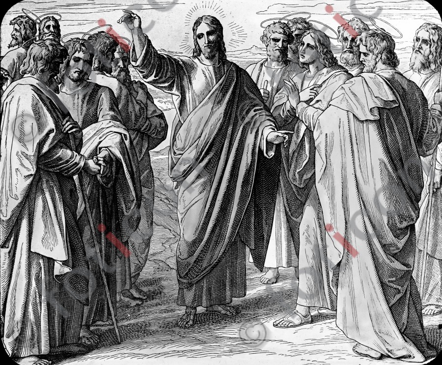 Die Aussendung der zwölf Apostel | The sending of the Twelve Apostles (foticon-simon-043-sw-027.jpg)